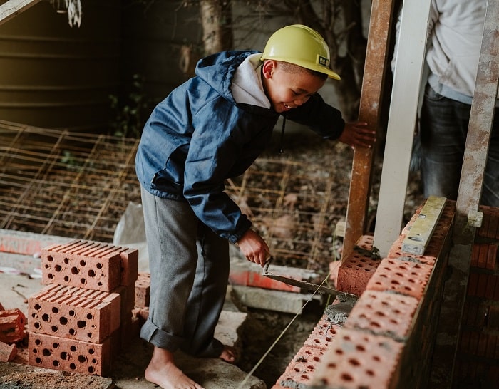 SOS Africa Children Lay First Bricks as Education Centre Build Begins