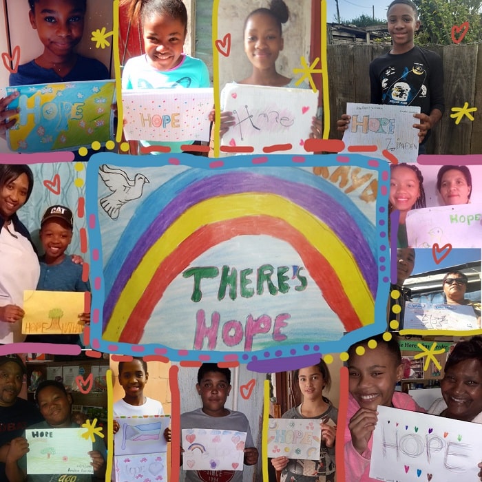 Messages of hope from the SOS Africa children in lock down during the Corona Virus Pandemic