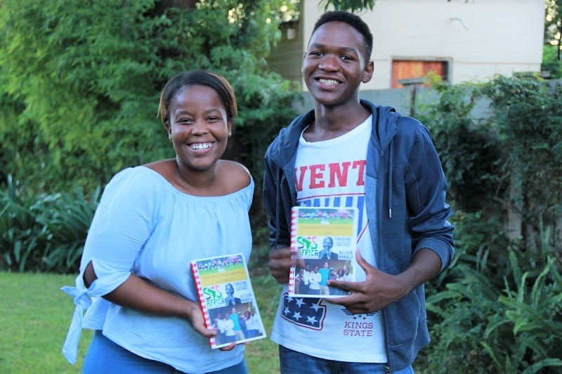 SOS Africa Charity Sponsored Children Kelebogile and Olebogeng Graduate from High School