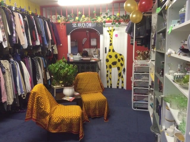 New SOS Africa Charity Shop Frome: After the decoration had been completed