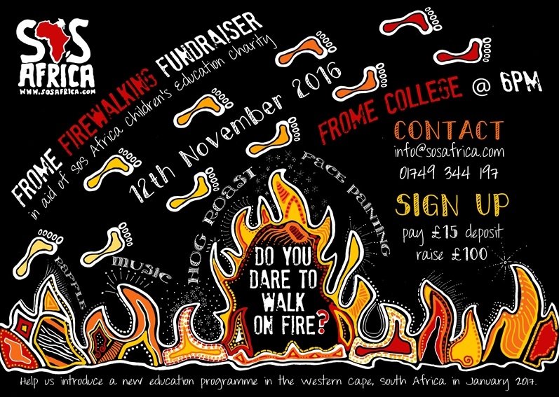 Frome Fire Walk Charity Fundraising Event | Somerset Charities