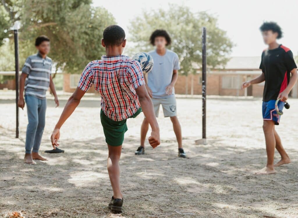 Girls and Boys Town Macassar Soccer Match